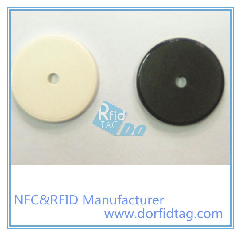 EM4100 Coin Button ID Guard Tag RFID ABS Coin Tags 125KHz Proximity 35MM Diameter